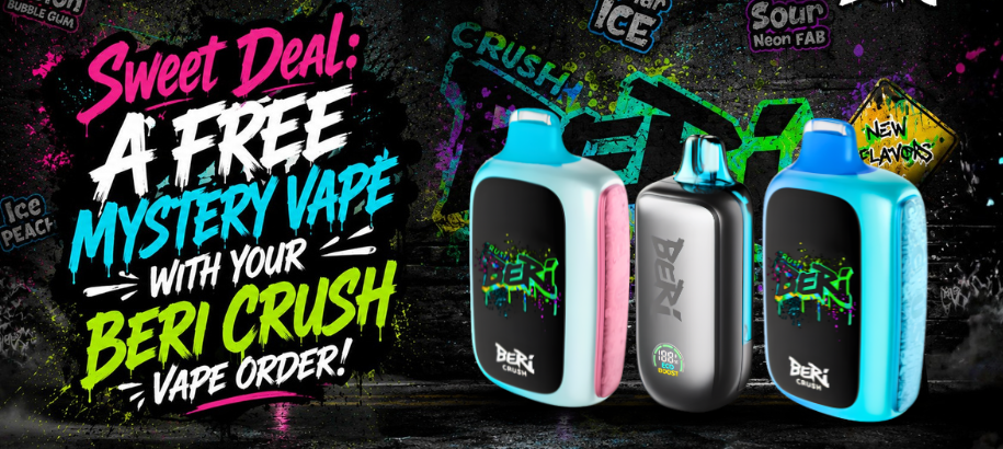 Beri Crush Vape - Free Mystery Vape With Every Ordrer