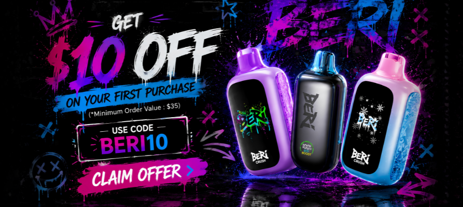 Beri Crush Vape - Get 10$ Off on first purchase